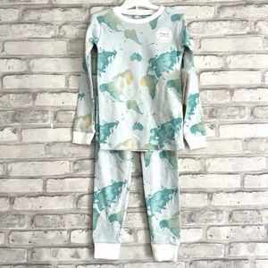 Burt's Bees Toddler Boys Girls 2pc Organic Cotton Snug Fit Pajama Set - Sz 4T